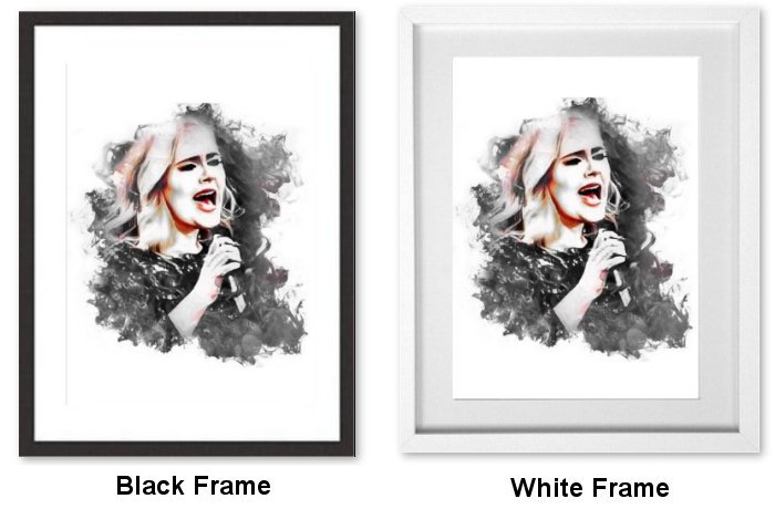 Adele Framed Print
